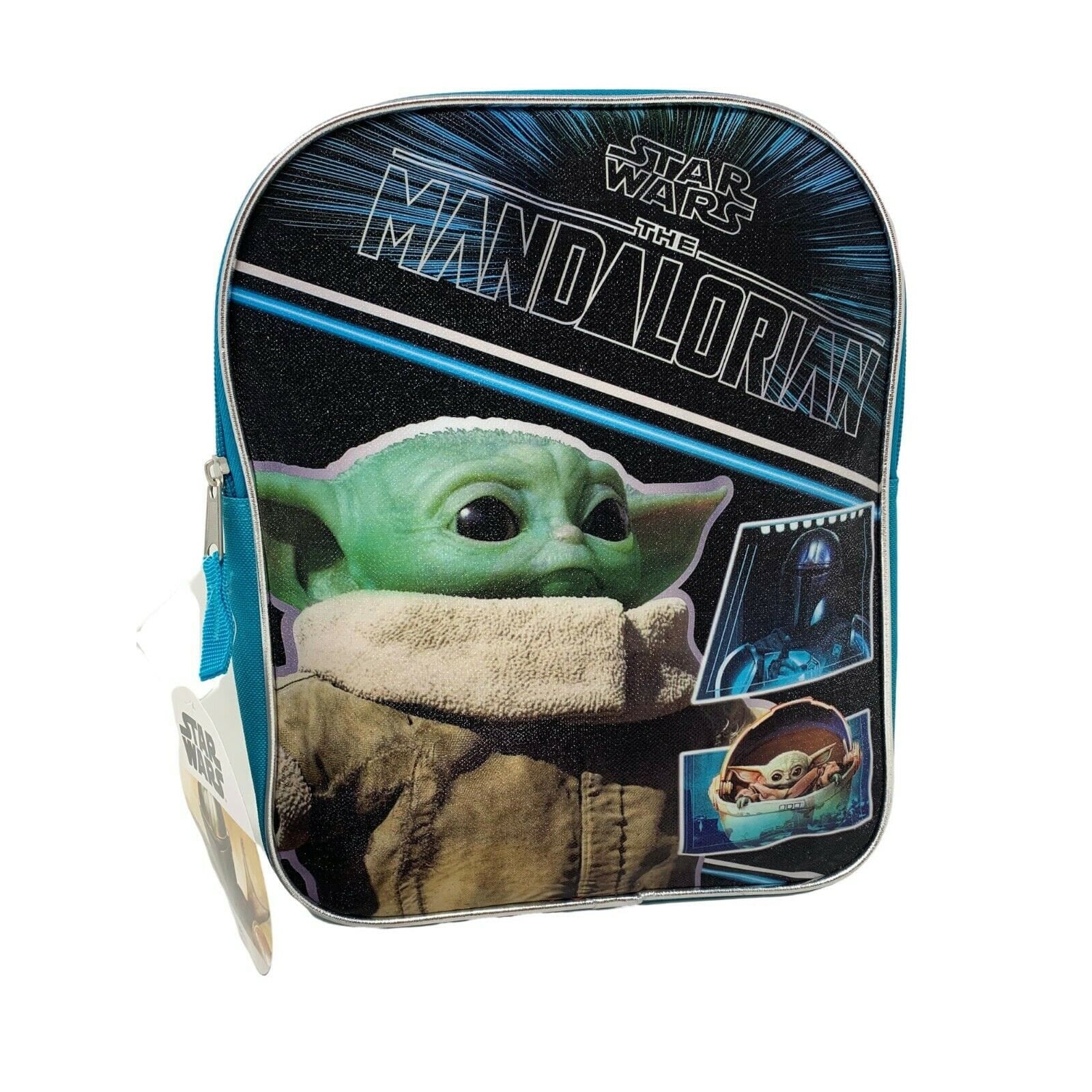 United Party-Star Wars "The Child" Baby Yoda 11" Plain Front Mini Backpack-BAFR-Legacy Toys